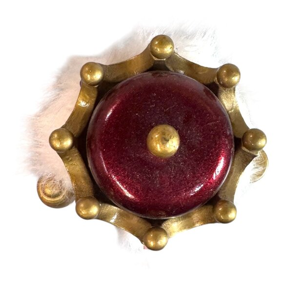 Wooden King Nutcracker Figurine Toy Soldier Red & Gold Accent 6" Holiday Display - Picture 8 of 8